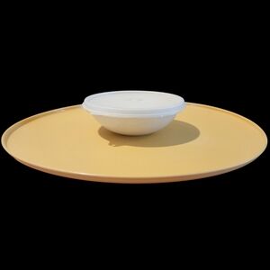 Vintage Tupperware Chip N Dip Veggie N Dip Serve Platter‎